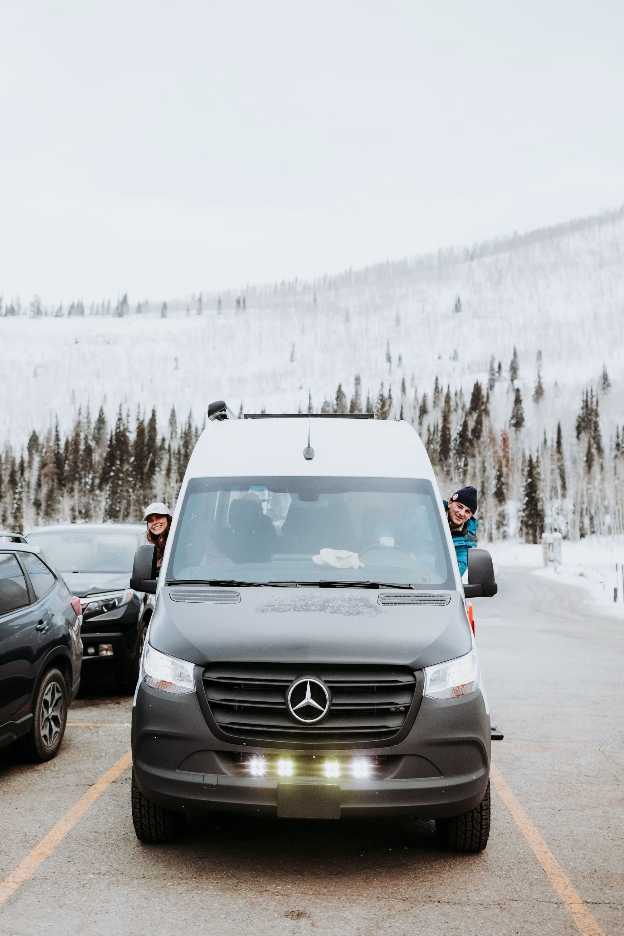 The Mercedes V-Class exterior