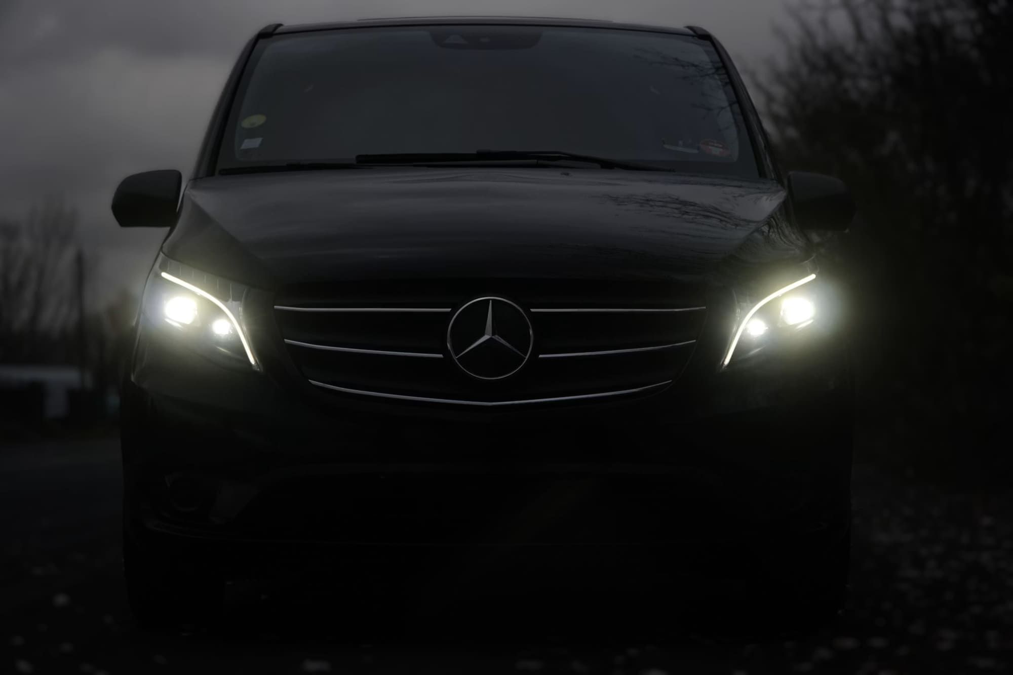 An executive Mercedes V-Class